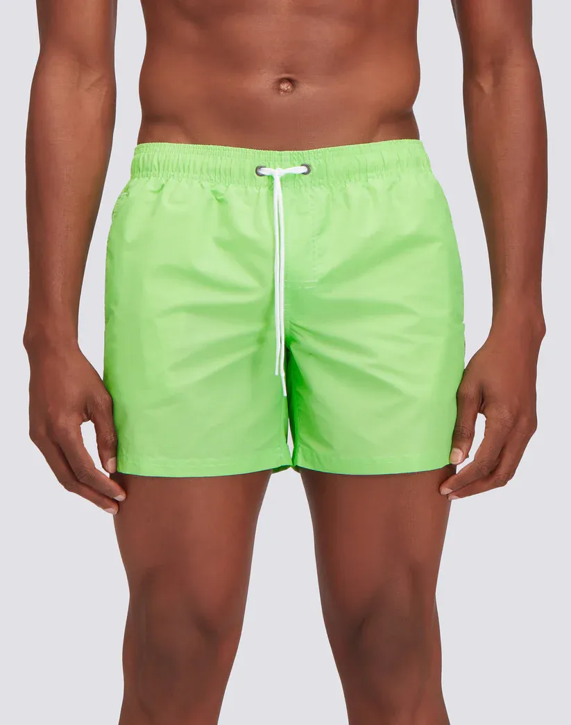 Sundek Men Gloomy Iconic Taffeta Short Swim Shorts with an Elasticated Waistband