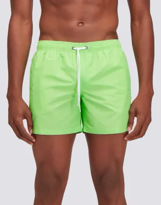 Sundek Men Gloomy Iconic Taffeta Short Swim Shorts with an Elasticated Waistband