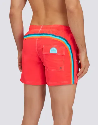 Sundek Men Turbo Iconic Taffeta Short Swim Shorts with an Elasticated Waistband