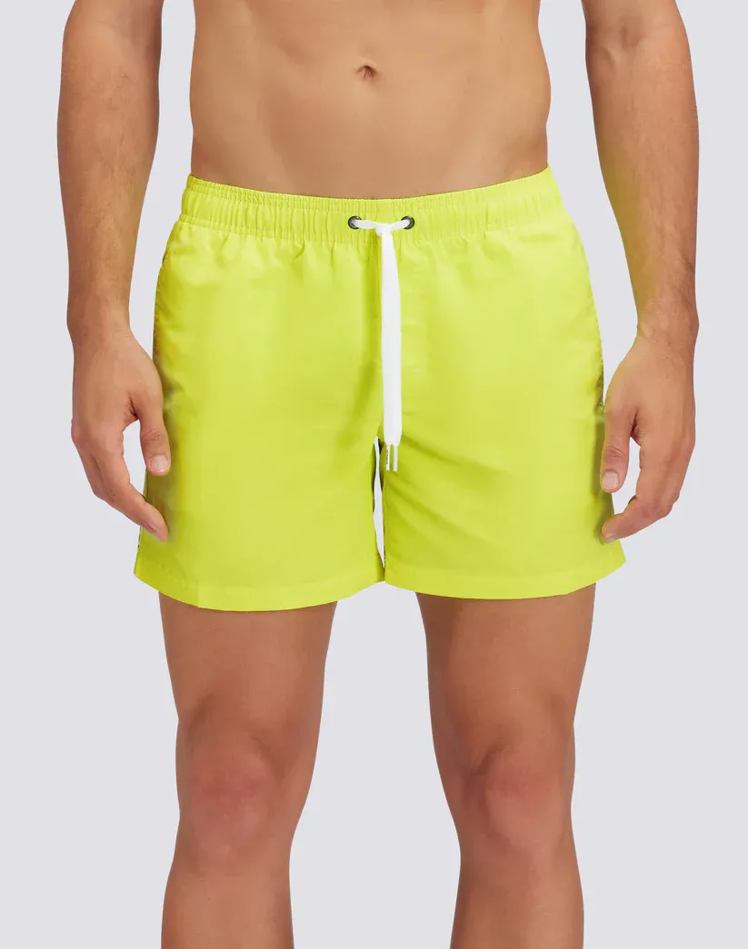 Sundek Men Wow Iconic Taffeta Short Swim Shorts with an Elasticated Waistband