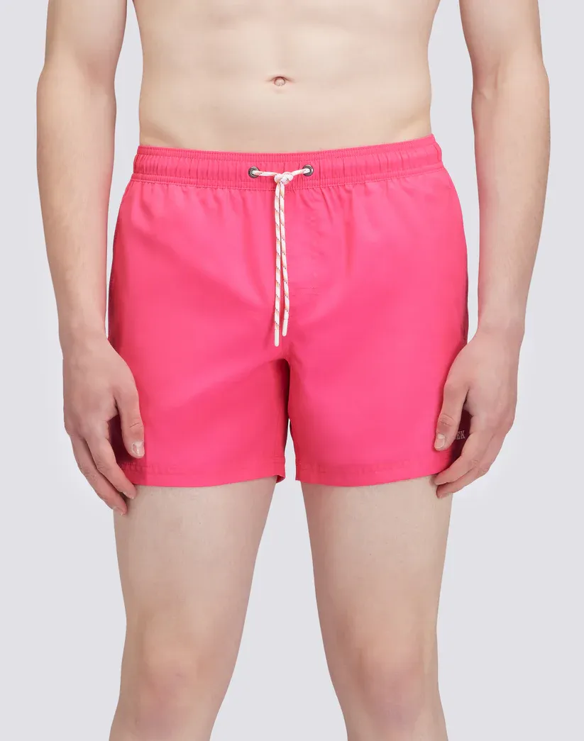 Sundek Men Hippie Short Swimshorts with Elastic Waist in Repreve® Recycled Polyester