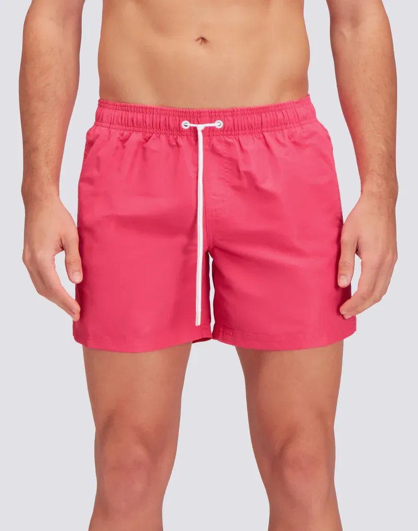Sundek Men Flamingo Elasticated Waist Iconic Taffeta Rainbow 2 Colours Short Swimshorts