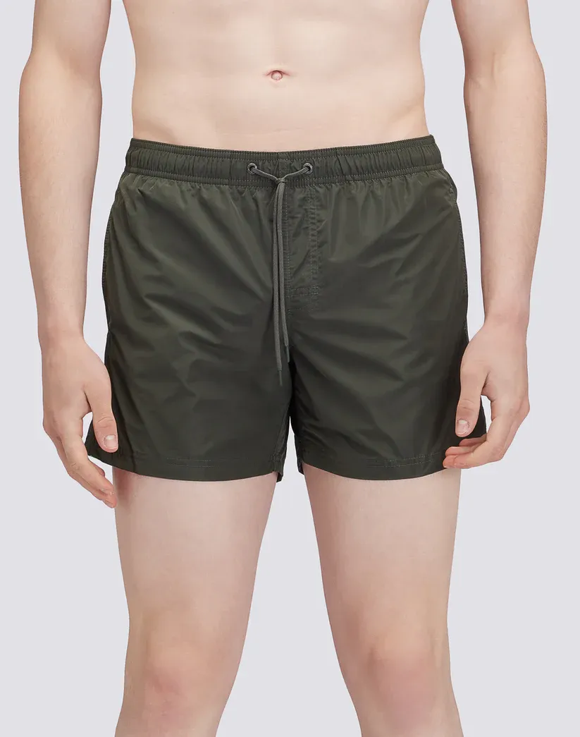 Sundek Men Pine Memory Stretch Waist Swim Trunks
