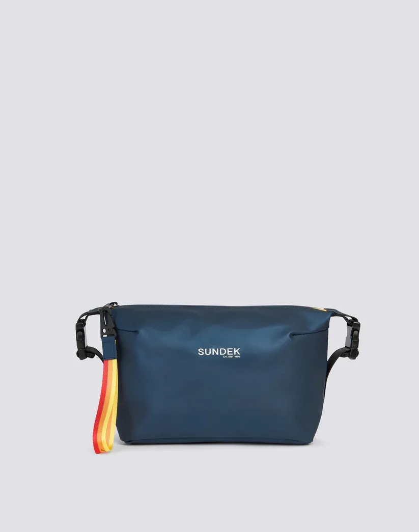 Sundek Navy Beauty Case with Welded Hinge