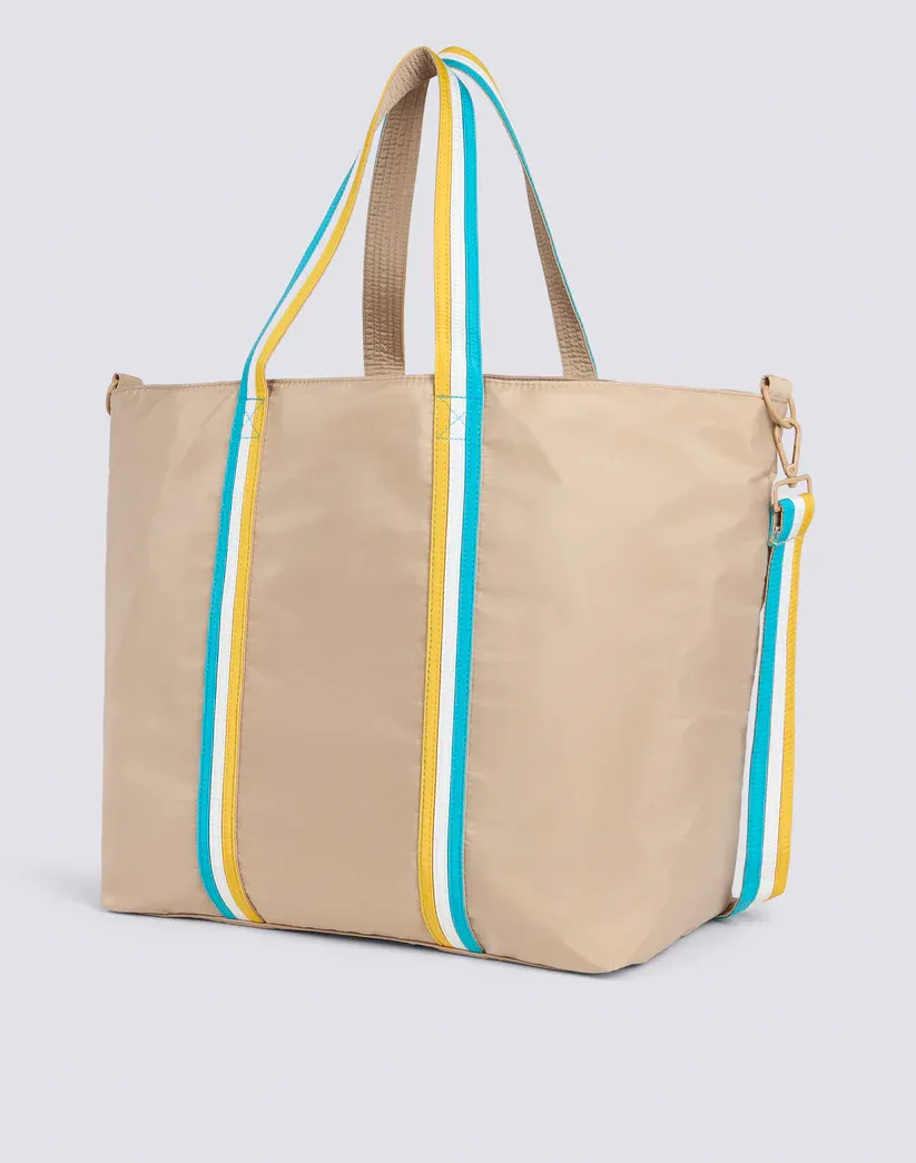 Sundek BON – Beach Bag with Rainbow Details
