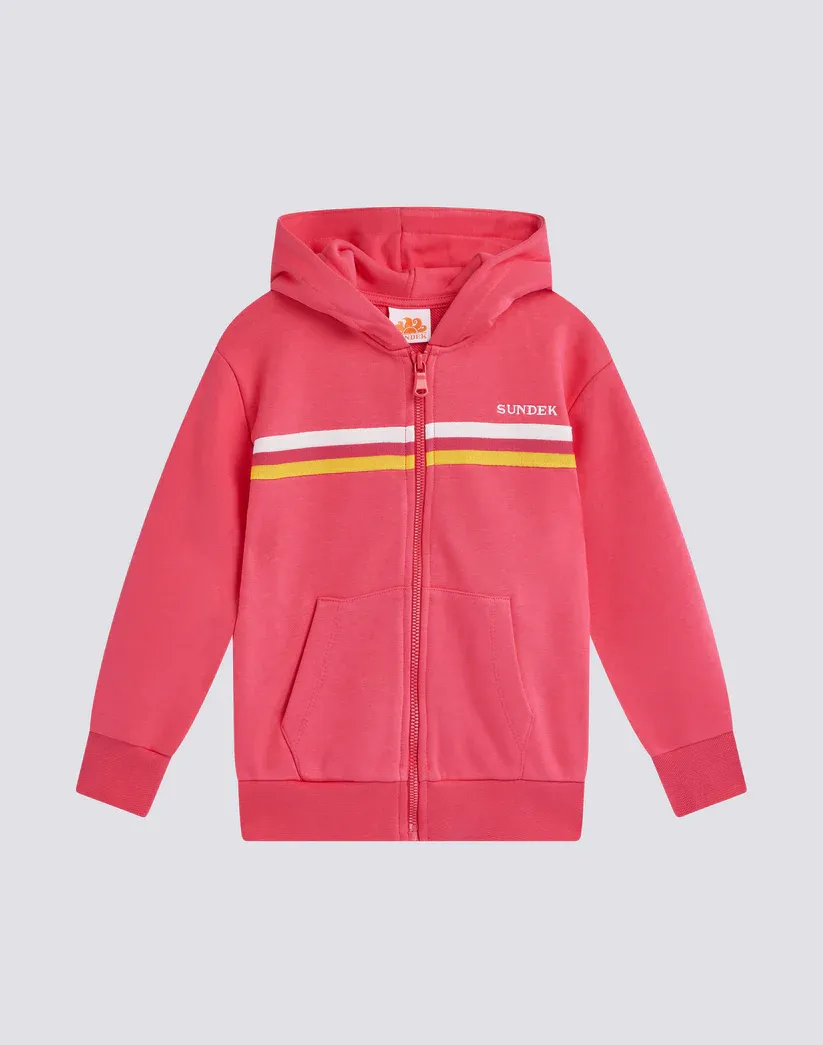 Sundek Girls Pitaya Hoodie With Rainbow Tricolour