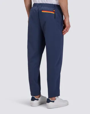 Sundek Men Navy Semi-Stretchy Quick-Dry Trousers
