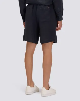 Sundek Men Navy Linen Walkshorts
