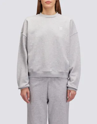 Sundek Women Grey Unbrushed Crewneck Sweatshirt