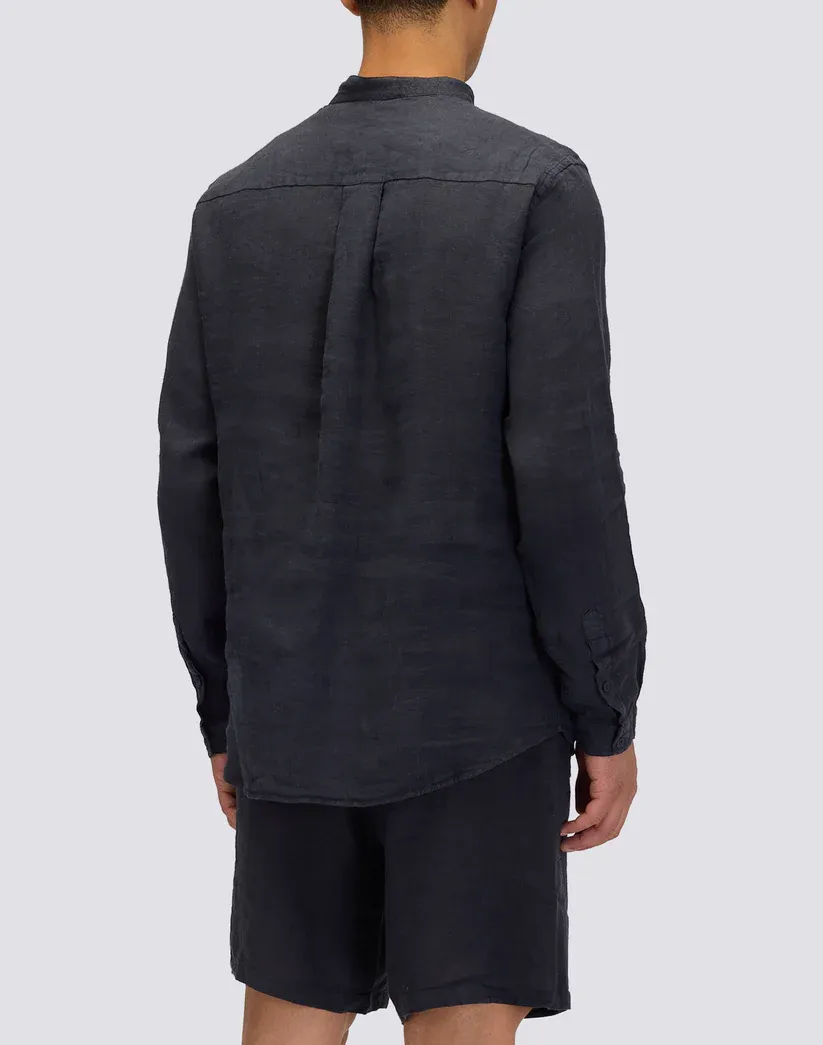 Sundek Men Navy Garment Dyed Shirt
