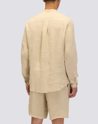 Sundek Men Sand Garment Dyed Shirt