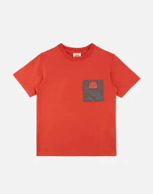 SUNDEK BOY T-SHIRT-PERSIMMONS 01