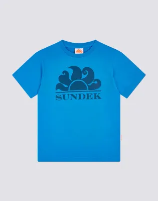 Sundek Boys Twitter Mini New Simeon Logo Crew-Neck T-Shirt