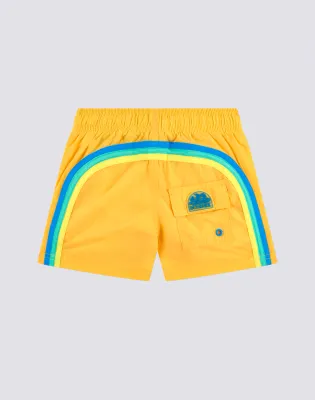 Sundek Boys Solar Swimshorts Short Elasticated Waist Crinkled