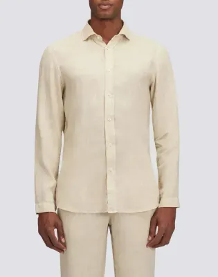 Sundek Men Sand Linen Shirt