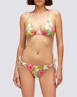 Hila Bikini Top With Tropicana Print