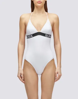 Gabriela - One Piece Swimsuit With Elastic With Logo