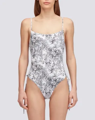 Sundek Women Black Diana Rose Swimsuit