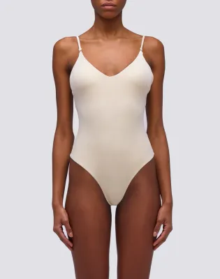 Sundek Women Champagne Ruth Velvet One-Piece Swimsuit