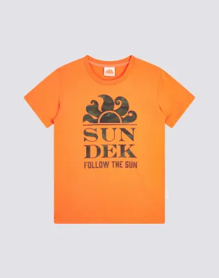 Camo Print Mini New Logo Crew Neck T-Shirt