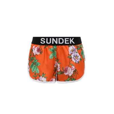 GIRL'S SWIM SHORTS-GERBERA