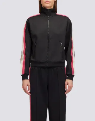 Sundek Women Black Scuba Sweatshirt with Rainbow