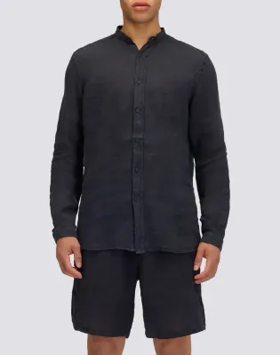 Sundek Men Navy Garment Dyed Shirt