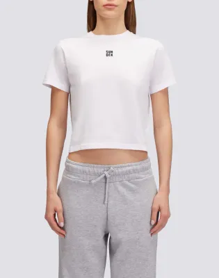 Sundek Women White Cropped T-Shirt