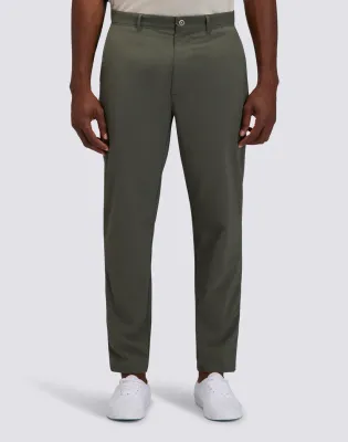 Sundek Men Dark Green Semi-Stretchy Quick-Dry Trousers