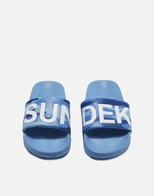 PRINT LOGO SANDAL-LIGHT BLUE