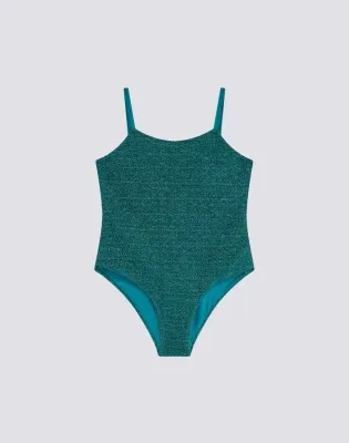 Sundek Girls Bilberry One-Piece Swimsuit in Lurex