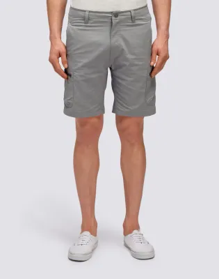 Sundek Men Gray Quick-Dry Cargo Shorts