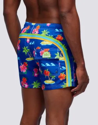 Sundek Men Wim Shorts Print Hibixel Repreve