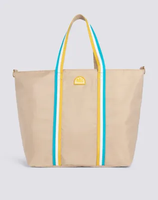 Sundek BON – Beach Bag with Rainbow Details