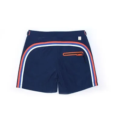 Sundek Men's BS/RB Adjustable Waist With Button 14" - Navy #2