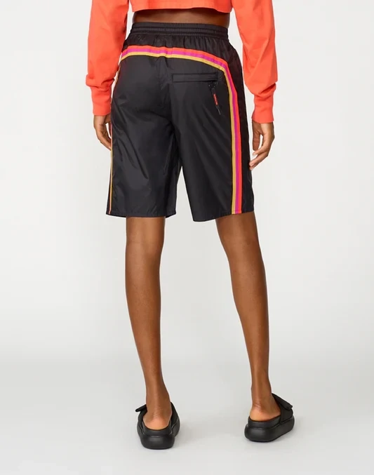 GOLDENWAVE WOMEN SHORT RAINBOW  BLACK 01