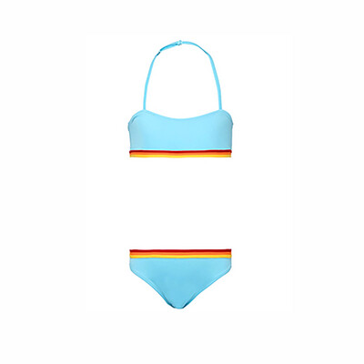 Girl's Mini Fontano Bikini - Vintage Glacier