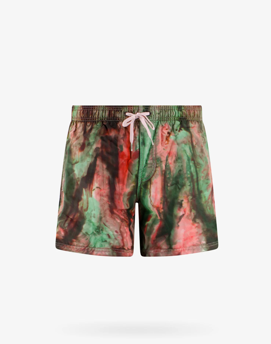 SUNDEK GOLDEN WAVE MAN TIE &amp; DYE SWIM TRUNKS-PRAIRE