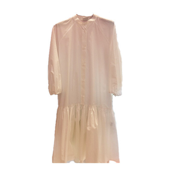 SUNDEK LONG SLEEVES DRESS-WHITE