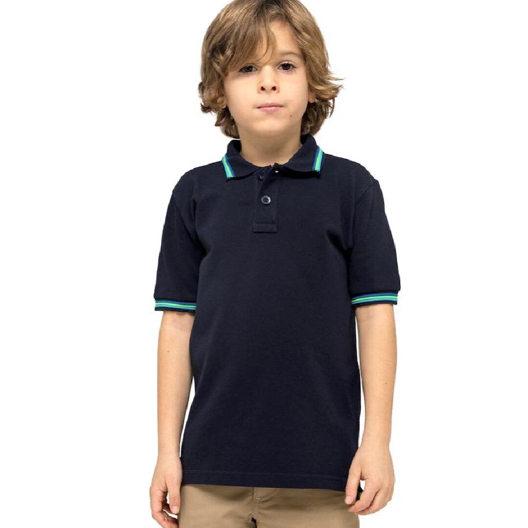 MINI BRICE POLO T-SHIRT - NAVY