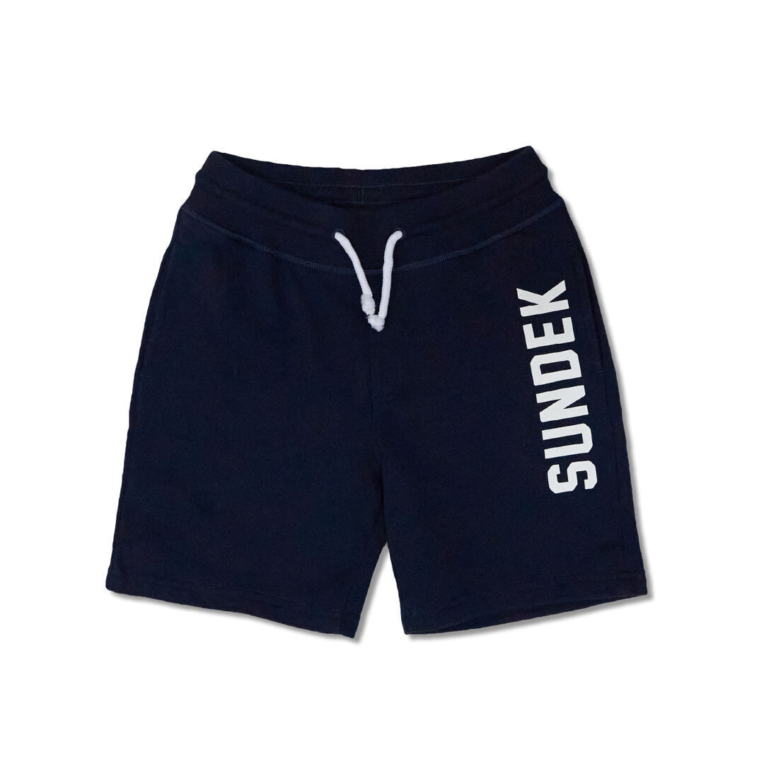 Boy's Mini Sundek Print Walkshort - Navy