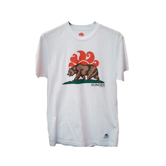 SUNDEK PRINTED T-SHIRT-WHITE