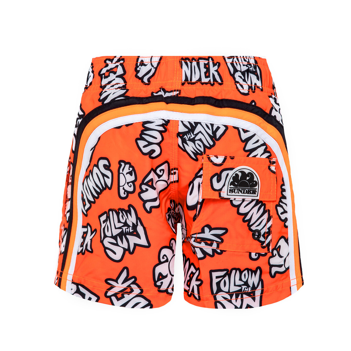 Boys BS/RB Elastic Waist 10'' - Fluo Orange