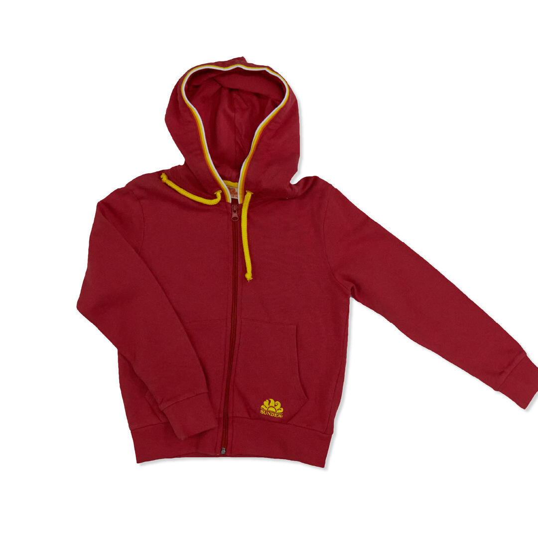 Boy's Mini Loriano Fleece Jacket - Red#2
