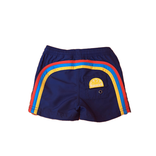 Boy's Swim Trunks - Blue Print 01