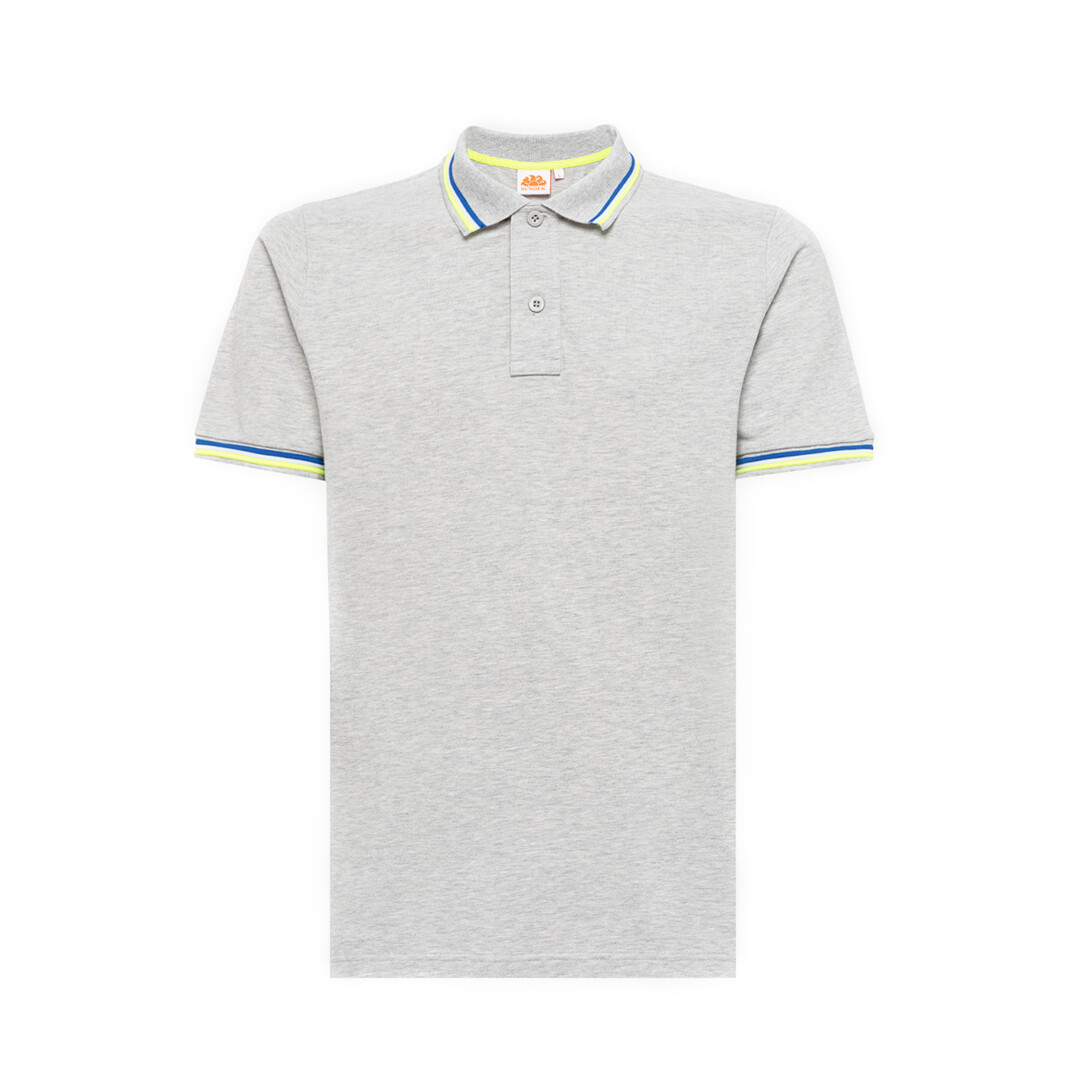 BRICE POLO GREY MELANGE #9
