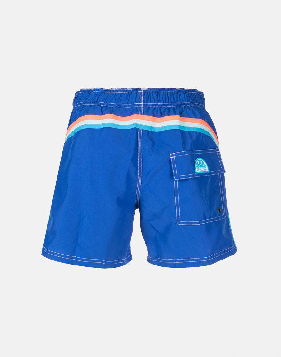 SUNDEK BOY SWIM TRUNKS-SAPPHIRE 07