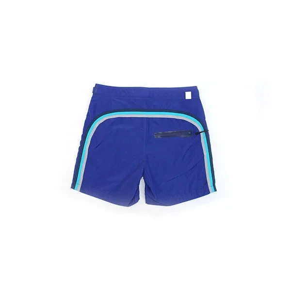 Sundek Men's BS/RB Adjustable Waist With Button 16"- Royal Blue #2