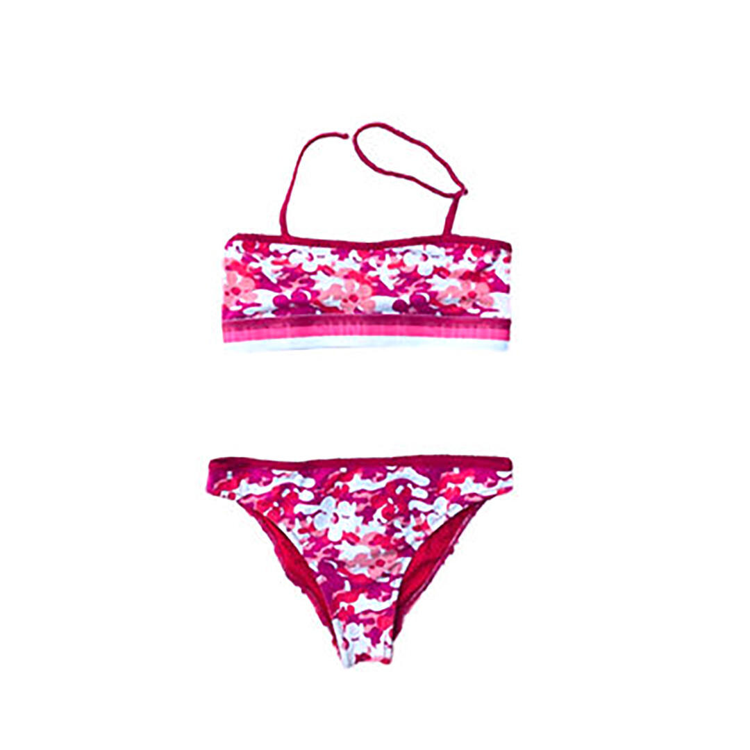 Girls Mini Holmes Bikini - Geranio