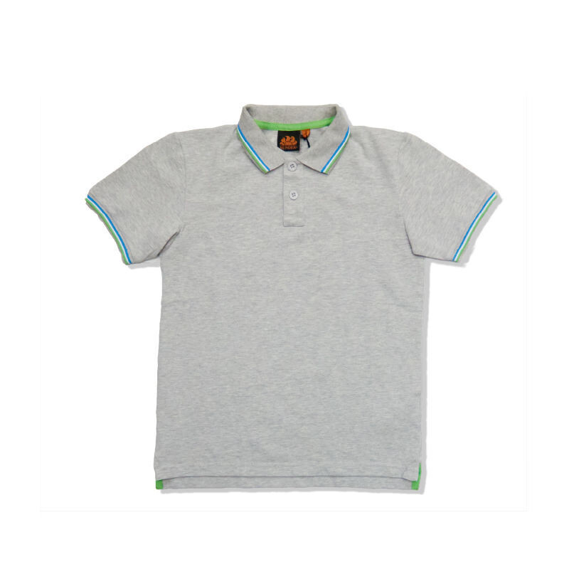 MINI BRICE POLO T-SHIRT - GREY MELANGE #6